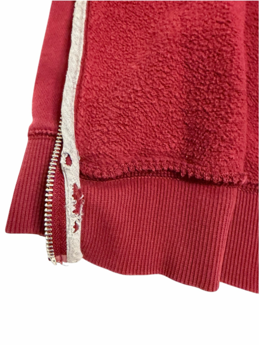 Women's Nike Florida State Full Zip Hoodie Red Beige Size M - Picture 8 of 10
